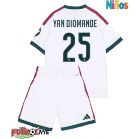 Camiseta Real Madrid Yan Diomande #25 Primera Equipación para niños 2026-27 manga corta (+ pantalones cortos)